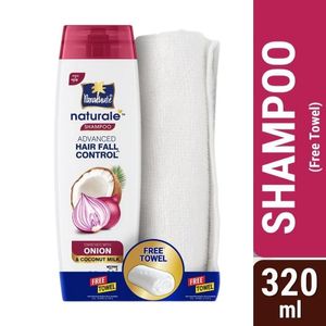 Parachute Naturale Shampoo Onion Advanced Hair Fall Control 320ml (Towel Free)